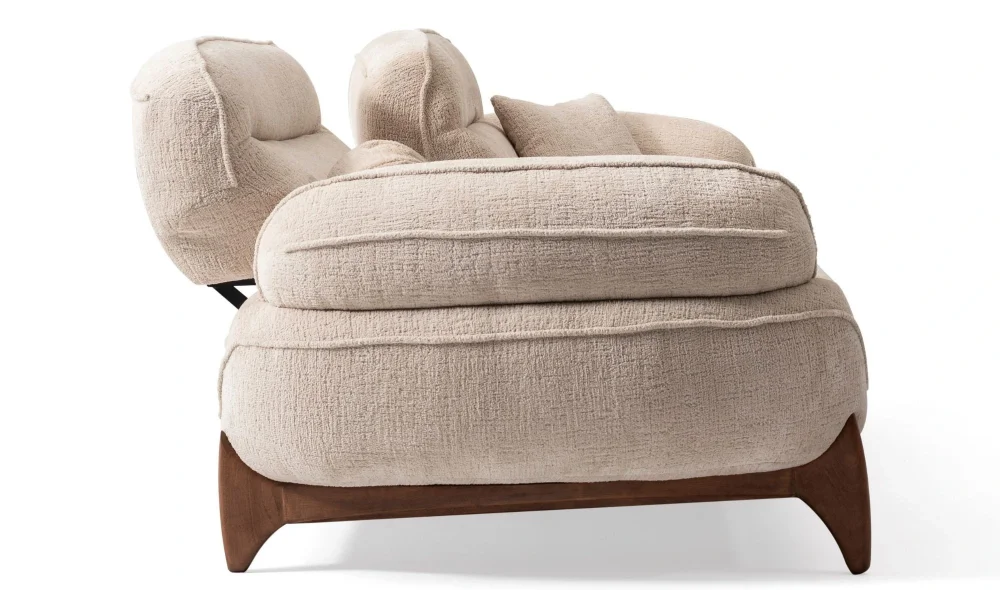 Mustang Beyaz 3lü Koltuk