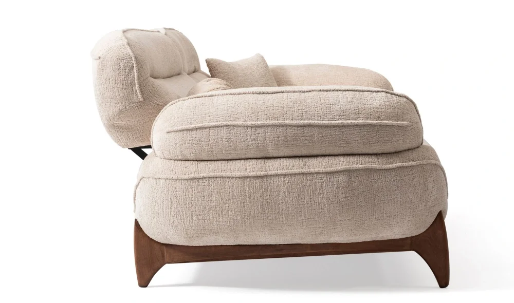 Mustang Beyaz 3lü Koltuk