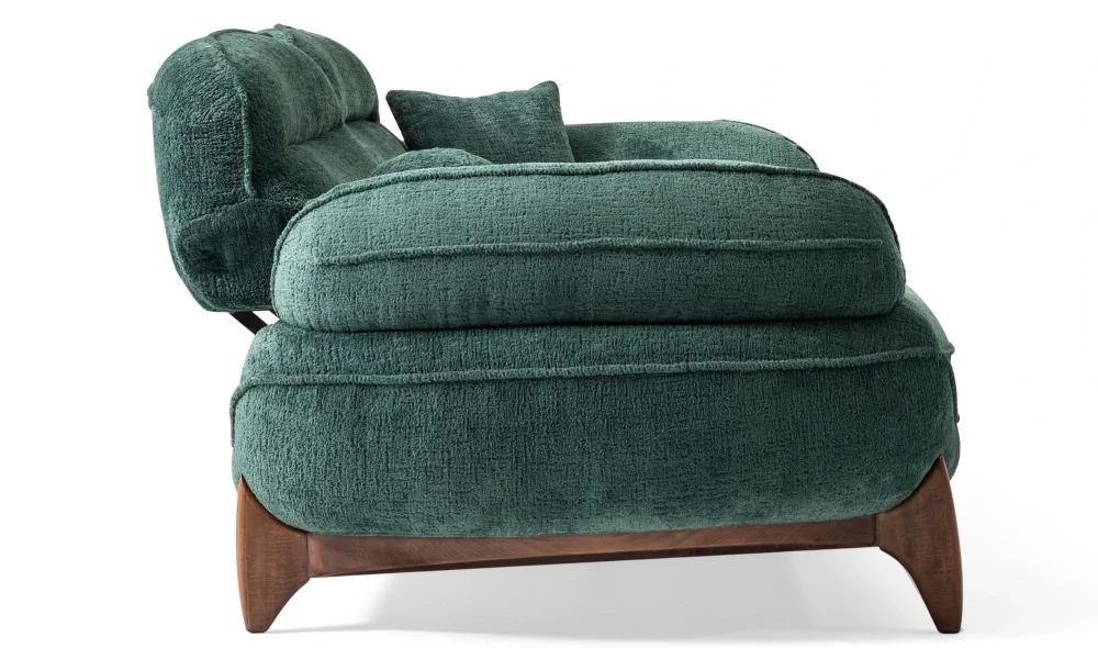 Mustang Yeşil 3lü Koltuk