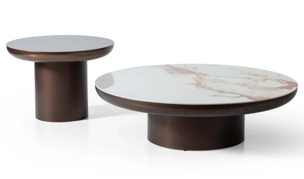 Myra Bronz Orta Sehpa Seti