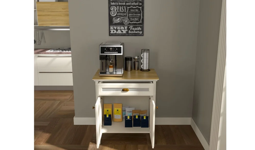 Natura Kahve Köşesi Dolabı