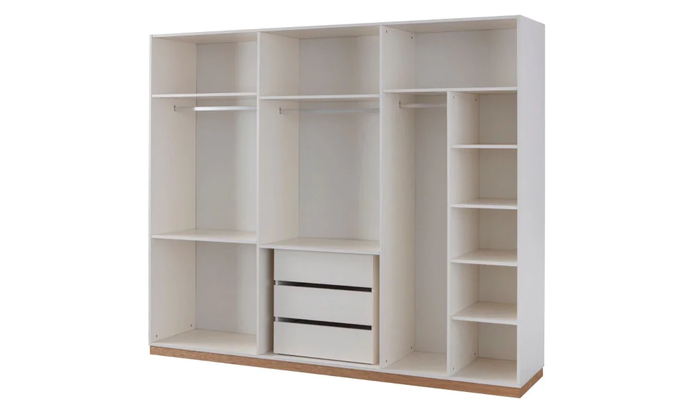 Nervür 6 Kapaklı Gardrop