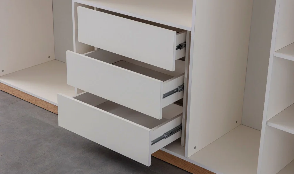 Nervür 6 Kapaklı Gardrop