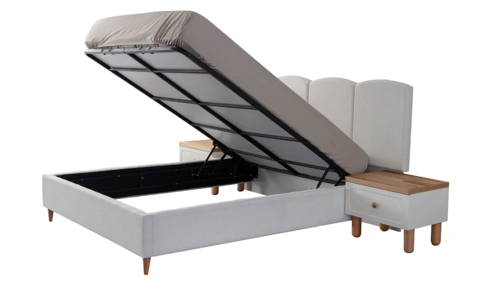 Nervür Bazalı Karyola (160x200)