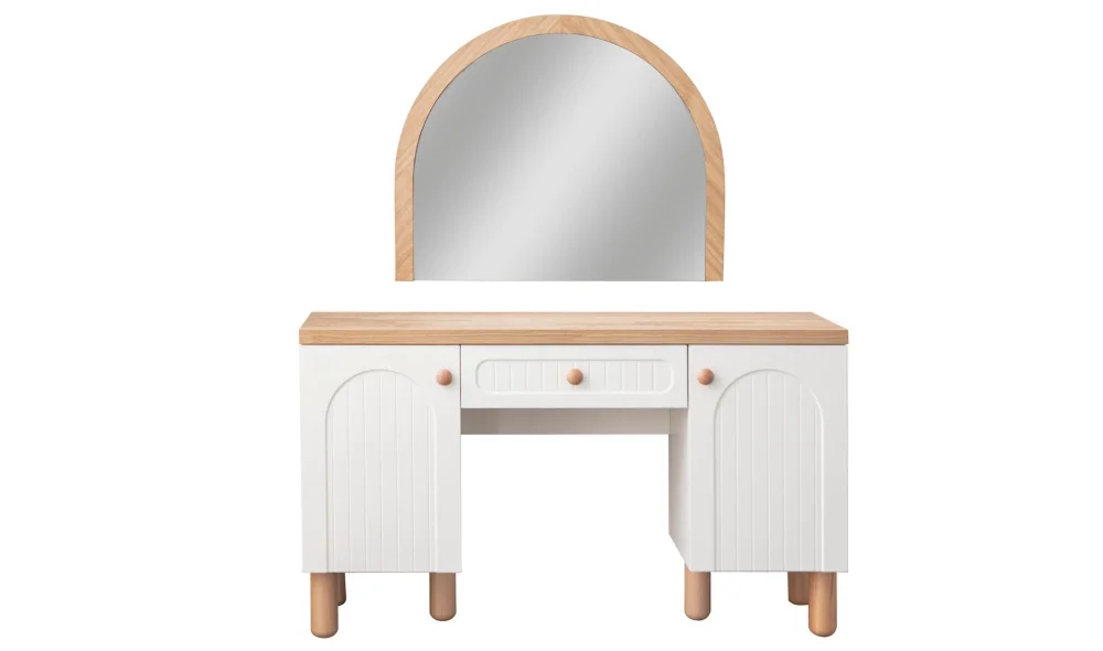 Nervür Beyaz Yatak Odası Takımı