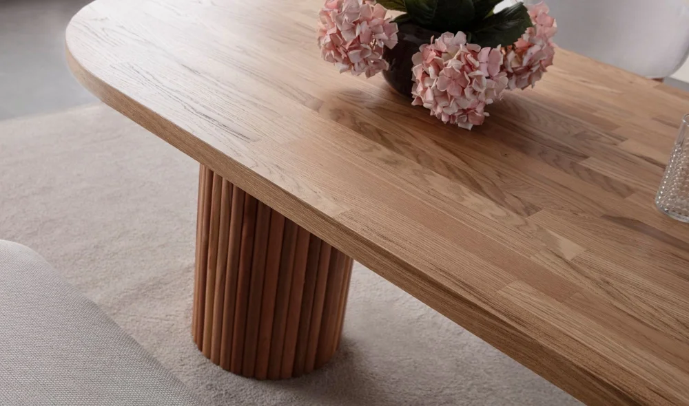 Nervür Yemek Masası