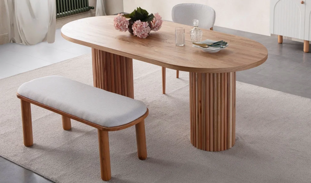 Nervür Yemek Odası Takımı