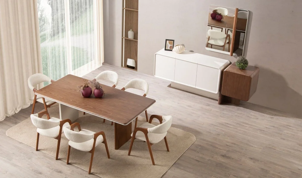 Nordik Yemek Masası Takımı