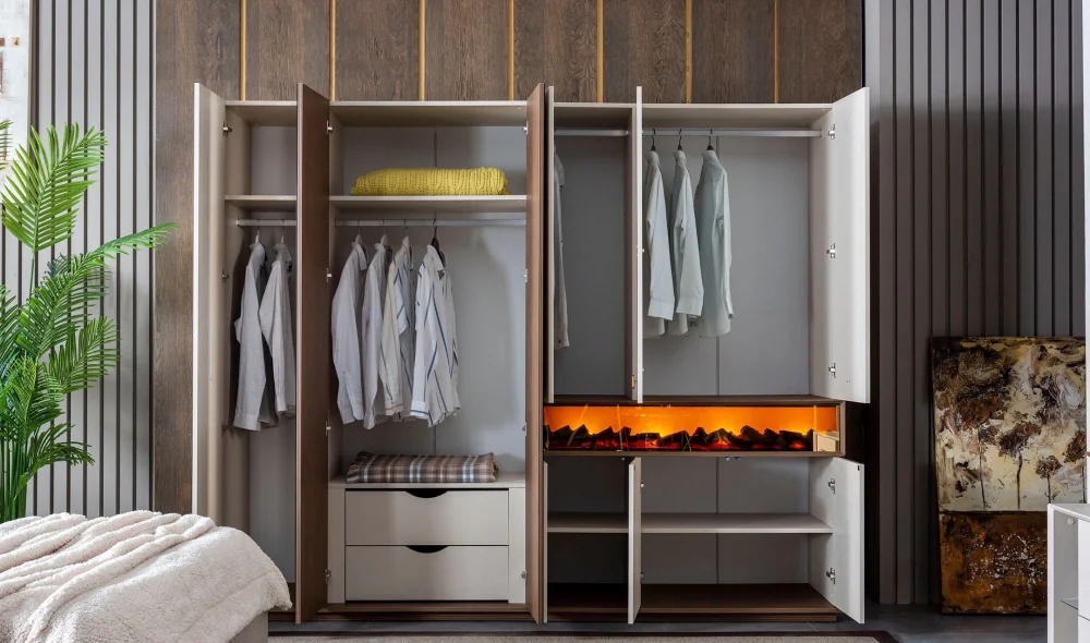 Orjin 6 kapaklı Gardrop