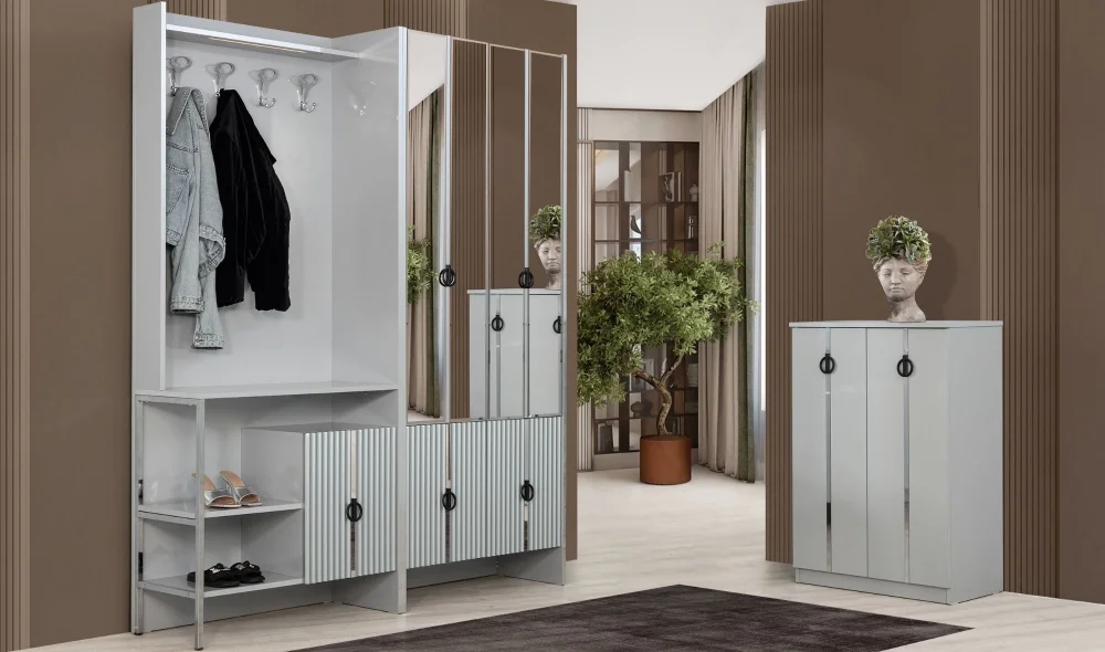 Orkide Portmanto (Gri)