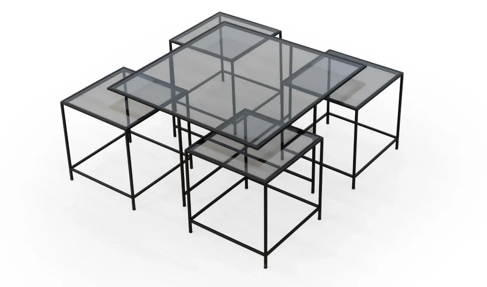 Oscar Siyah Orta Sehpa