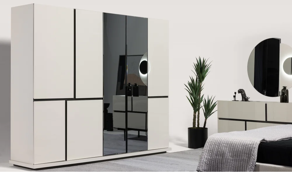 Pablo 5 Kapaklı Gardrop