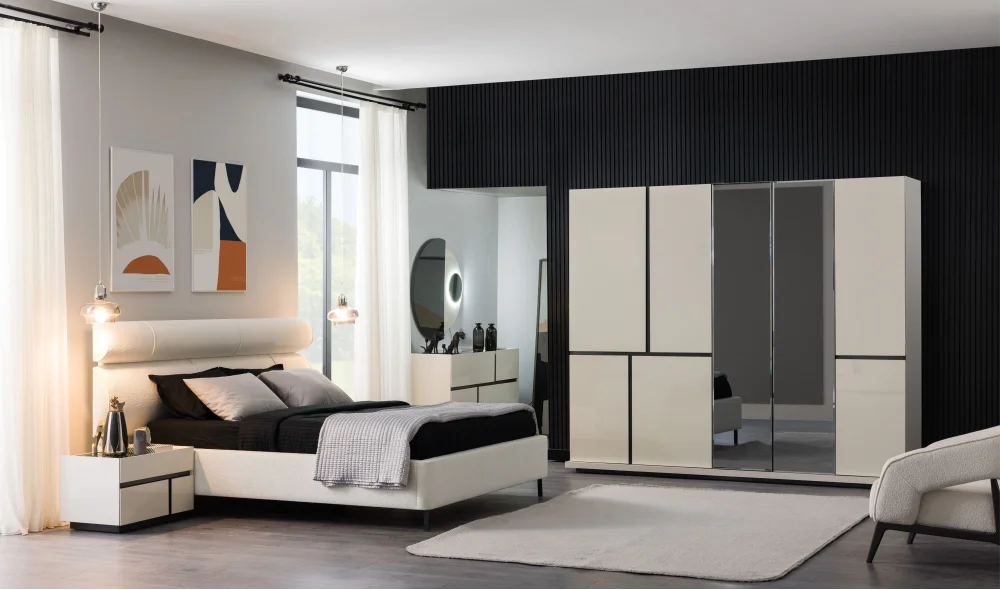 Pablo 5 Kapaklı Gardrop