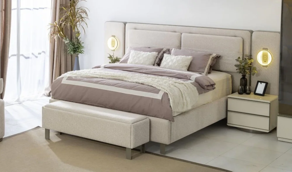 Pamukkale Bazalı Karyola (160x200)