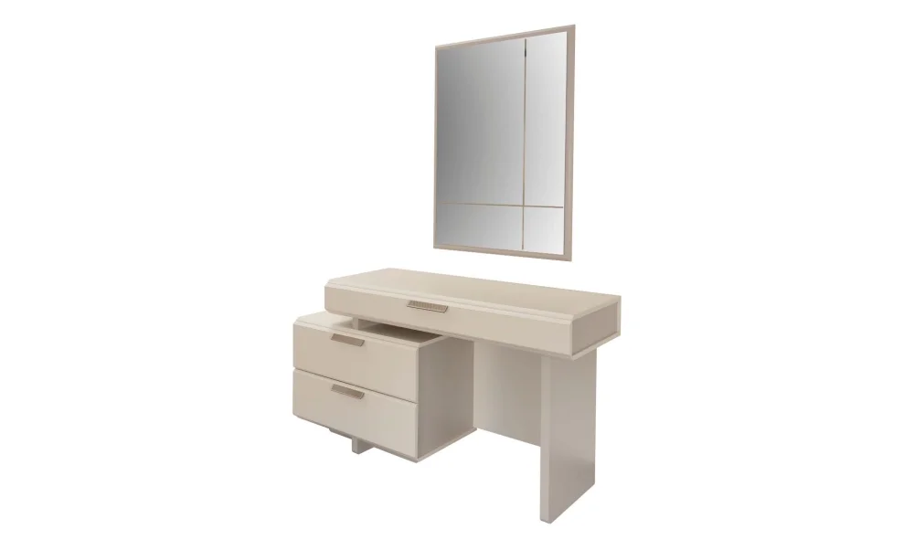 Pastel Şifonyer ve Ayna