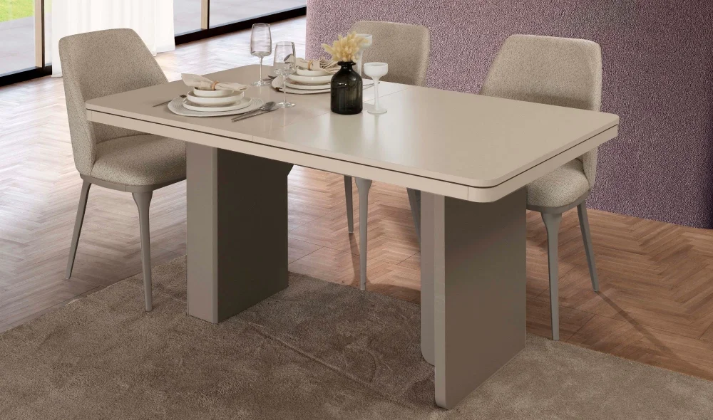 Pastel Yemek Masası Takımı