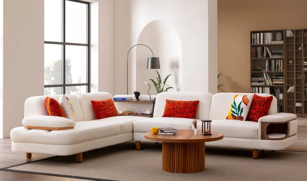 Pati Raflı Köşe Koltuk Takımı