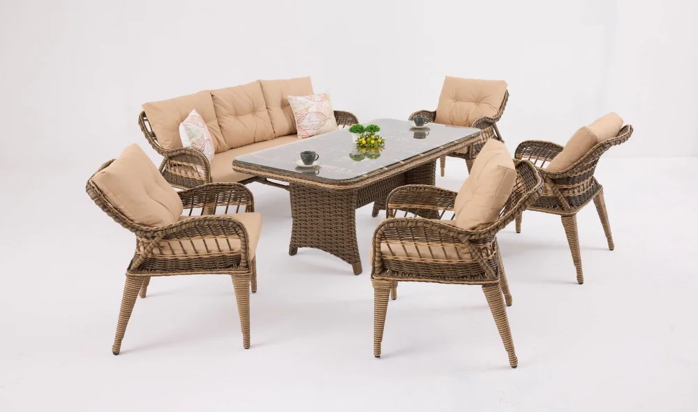 Pekin Bahçe ve Balkon Takımı (Kahve-XL)