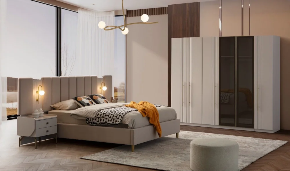 Perla 6 Kapaklı Gardrop