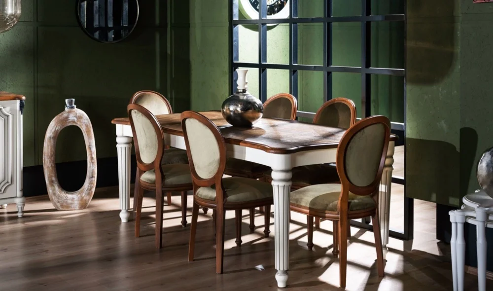 Platin Yemek Odası Takımı