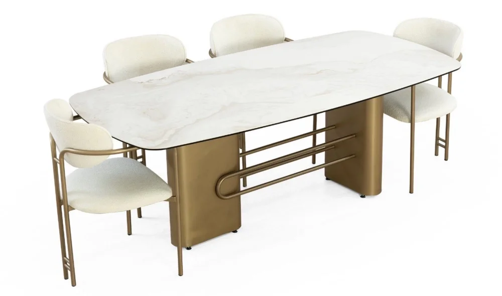 Porselen Salon Masası Takımı