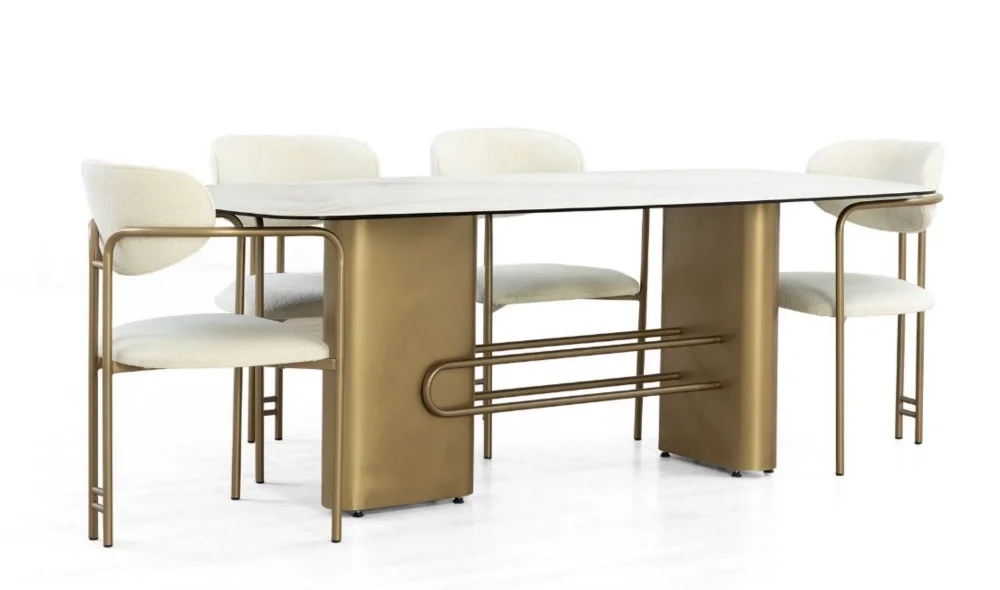 Porselen Salon Masası Takımı