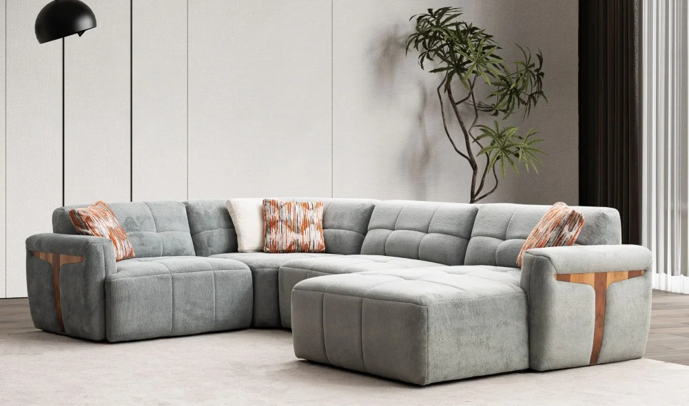 Prime Midi Dinlenmeli Köşe Koltuk Takımı