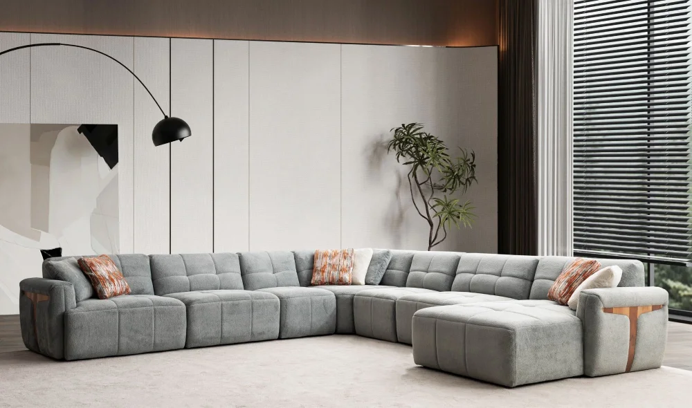 Prime Midi Dinlenmeli Köşe Koltuk Takımı