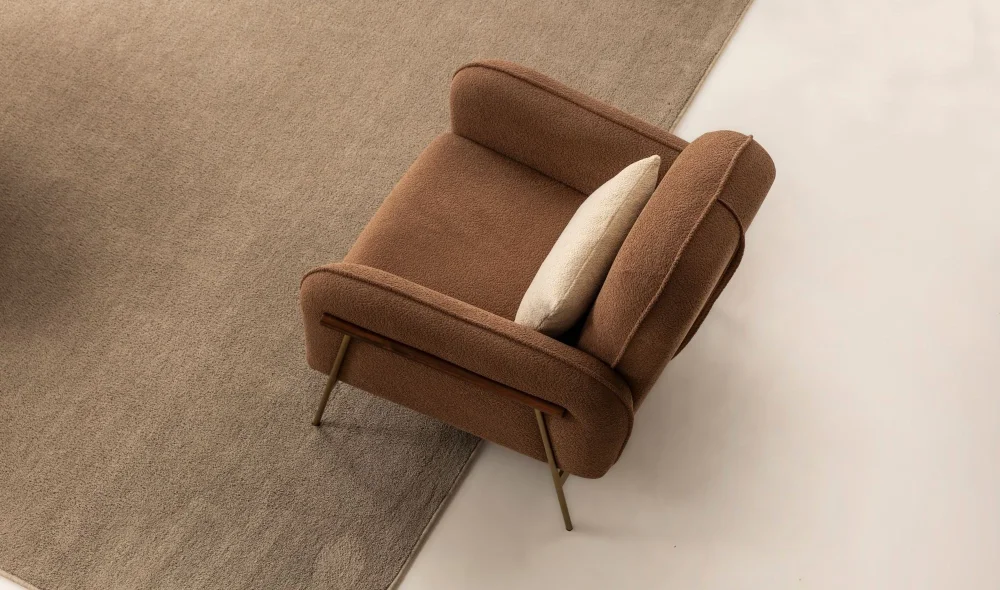 Puffy Kahve Koltuk Takımı