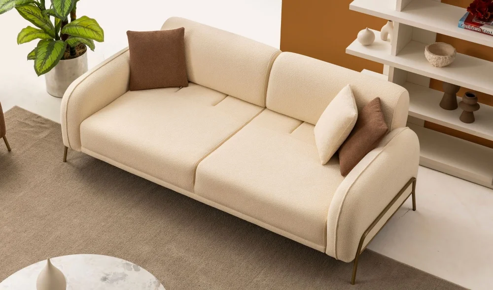 Puffy Kahve Koltuk Takımı