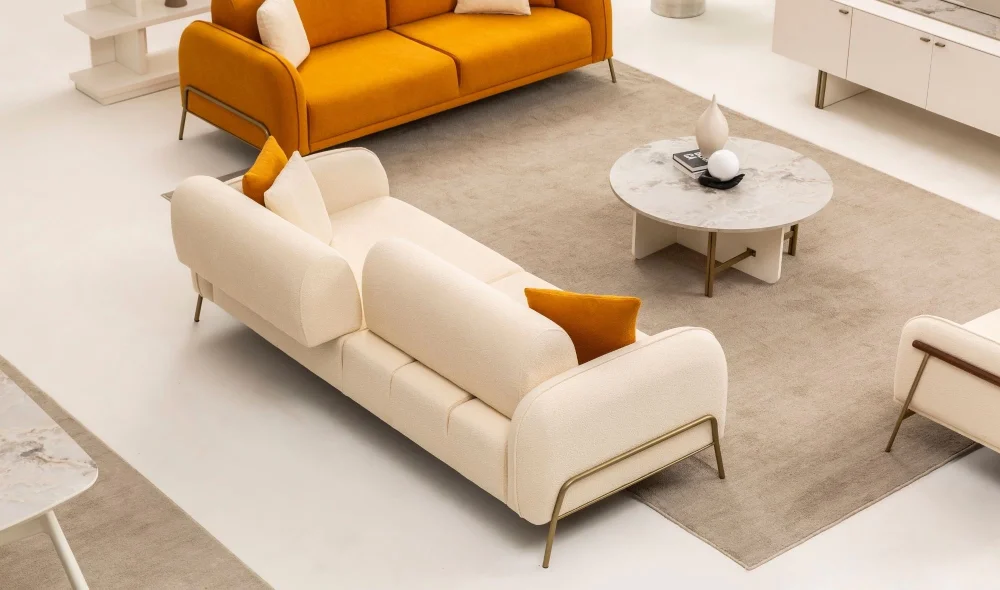 Puffy Turuncu Koltuk Takımı