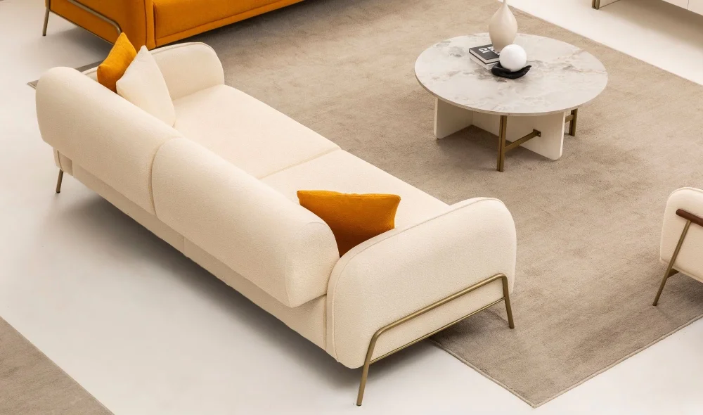 Puffy Turuncu Koltuk Takımı