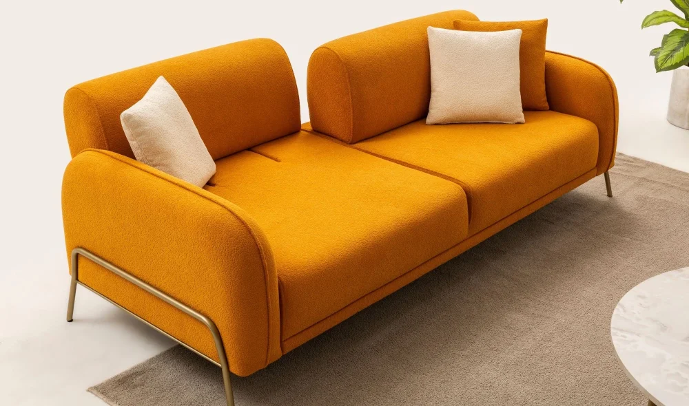 Puffy Turuncu Koltuk Takımı