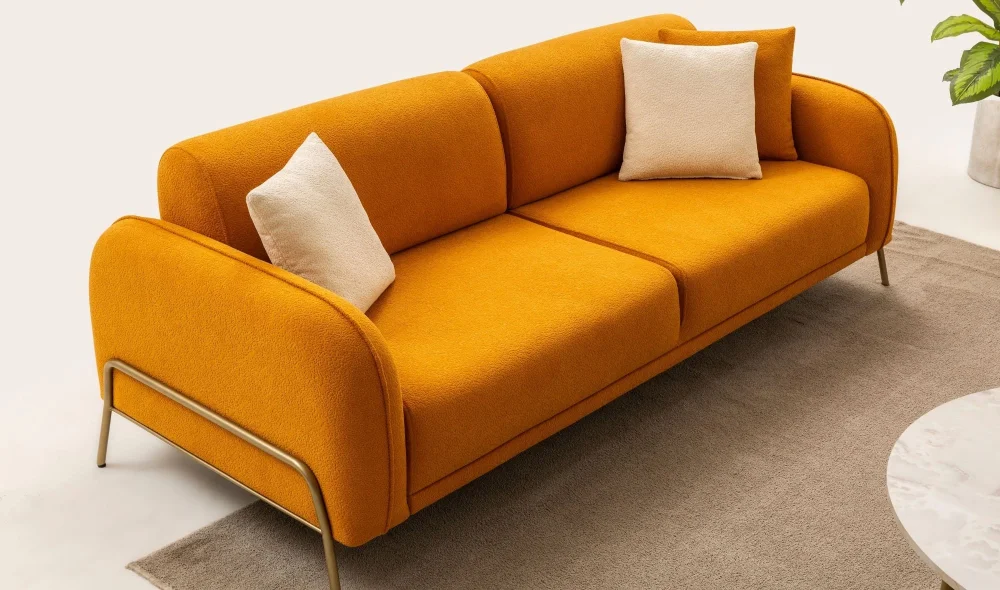 Puffy Turuncu Koltuk Takımı