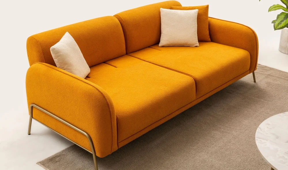 Puffy Turuncu Koltuk Takımı