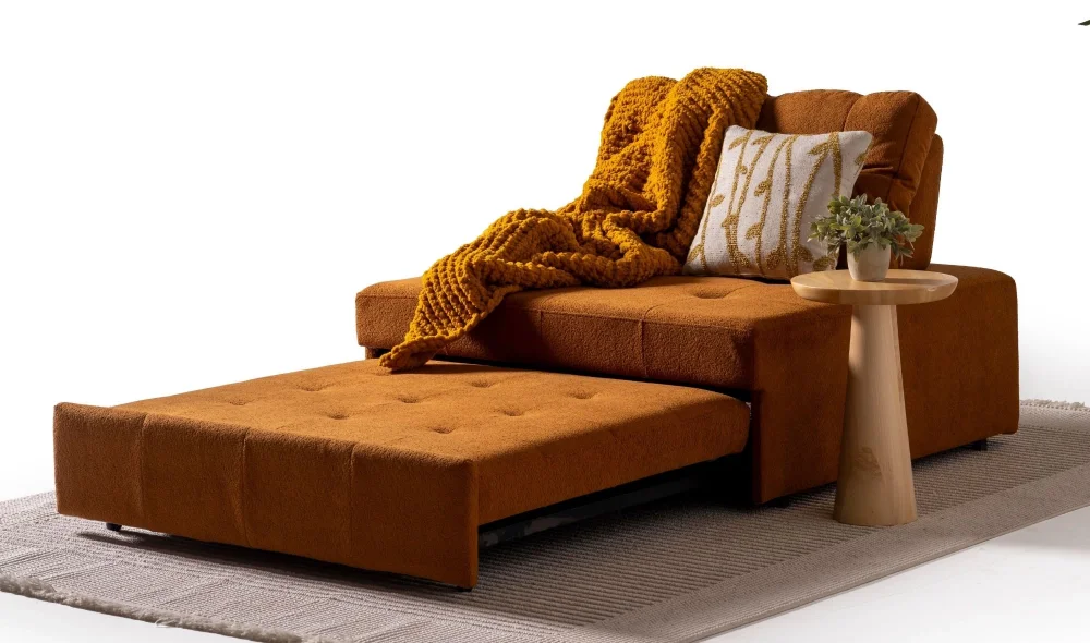 Rest Kollu Açılır Yataklı Tekli Kiremit Koltuk