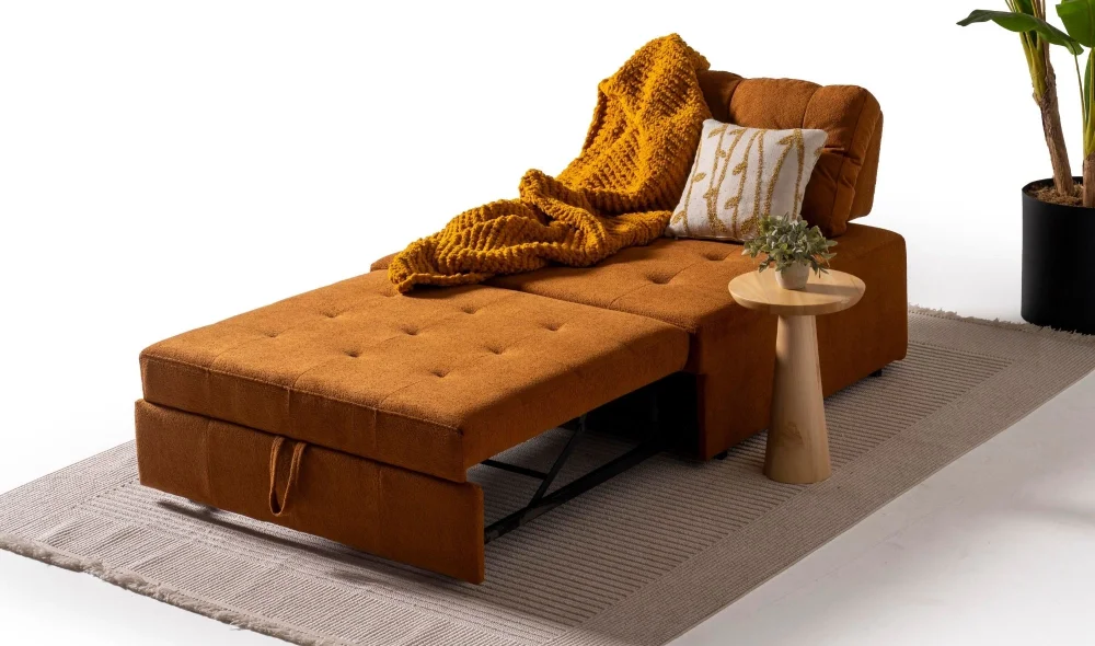 Rest Kollu Açılır Yataklı Tekli Kiremit Koltuk