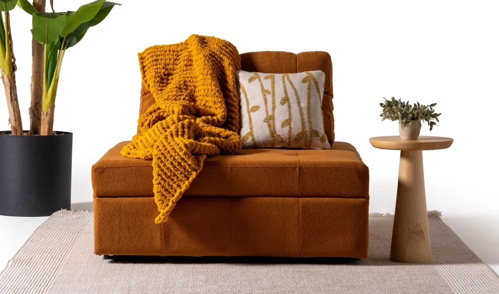 Rest Kollu Açılır Yataklı Tekli Kiremit Koltuk