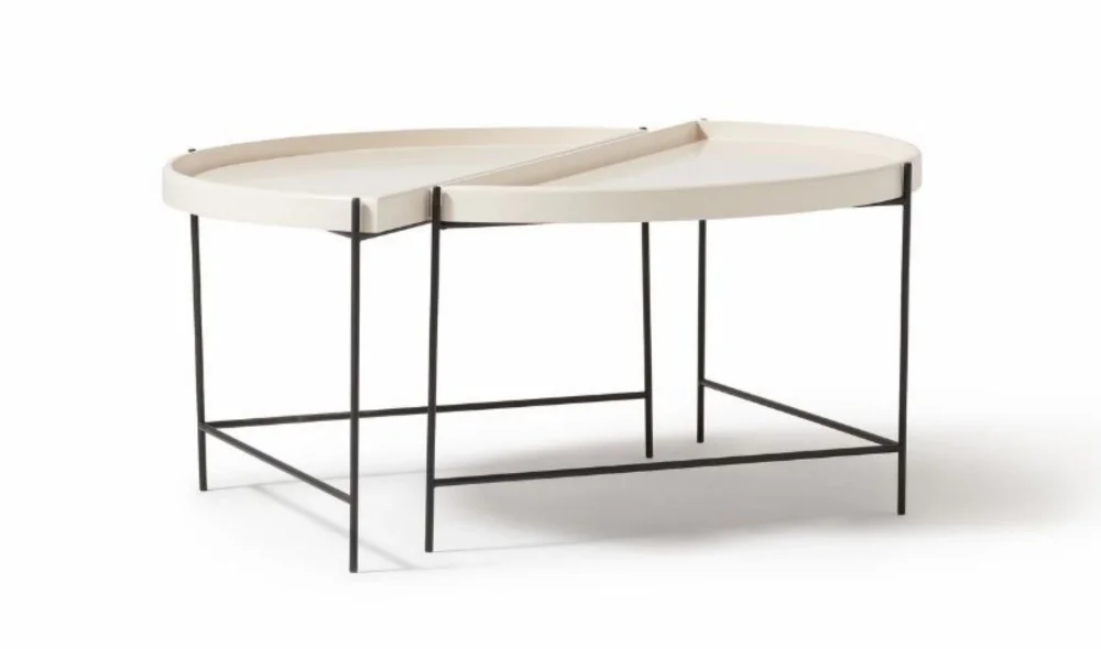 Rita Orta Sehpa Seti (Ekru)