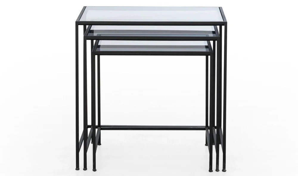 Royal Siyah Zigon Sehpa