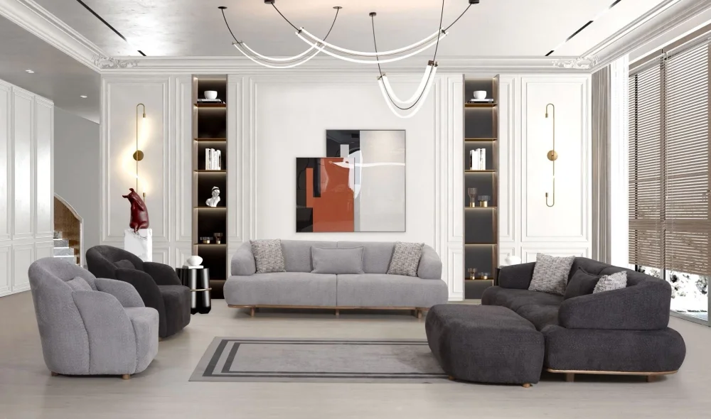 Safir Gri Koltuk Takımı