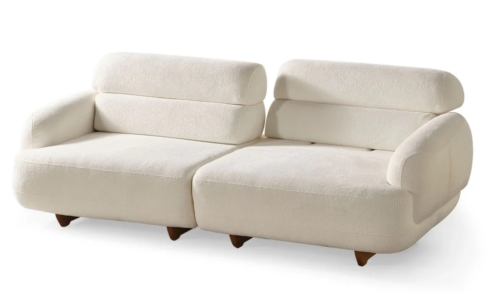 Sedef Beyaz 3lü Koltuk