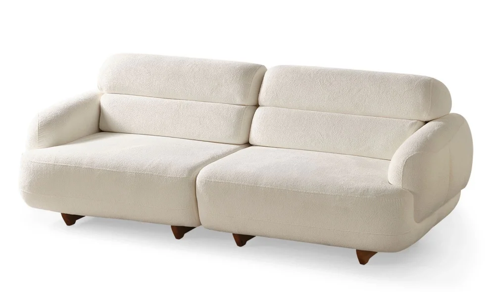 Sedef Beyaz 3lü Koltuk