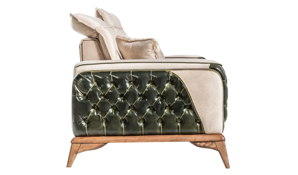 Seren Beyaz 3lü Koltuk