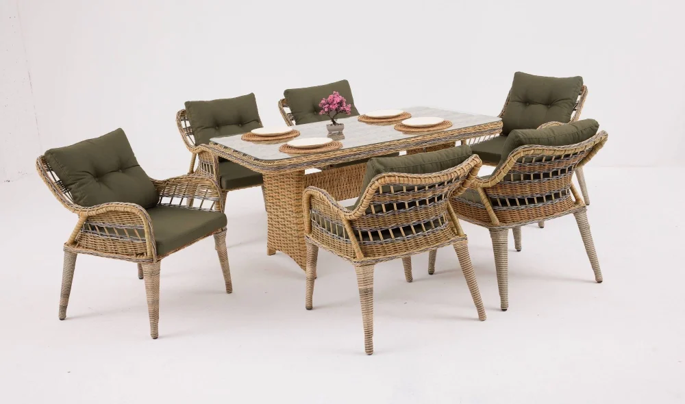 Seul Berlin Bahçe ve Balkon Masa Seti (Elvan)