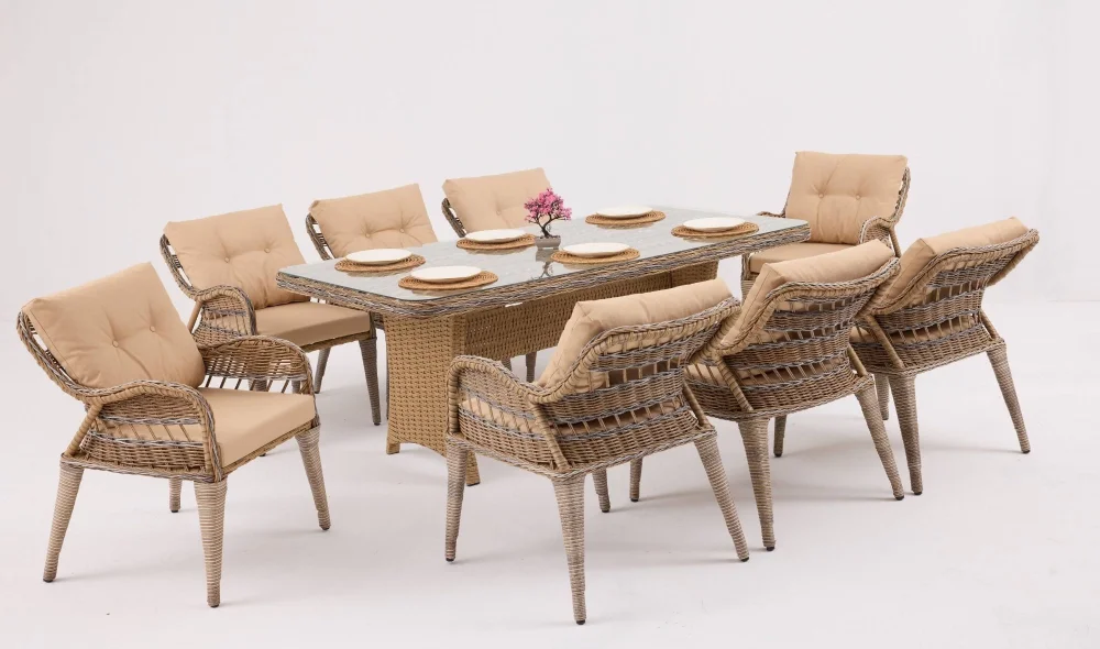 Seul Lizbon Bahçe ve Balkon Masa Seti (Eskitme)