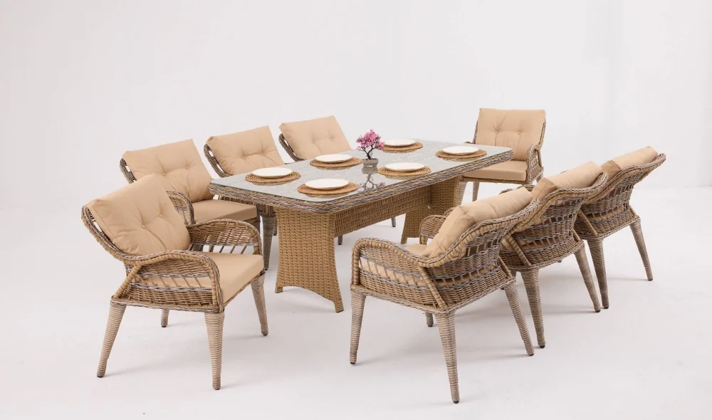 Seul Lizbon Bahçe ve Balkon Masa Seti (Eskitme)