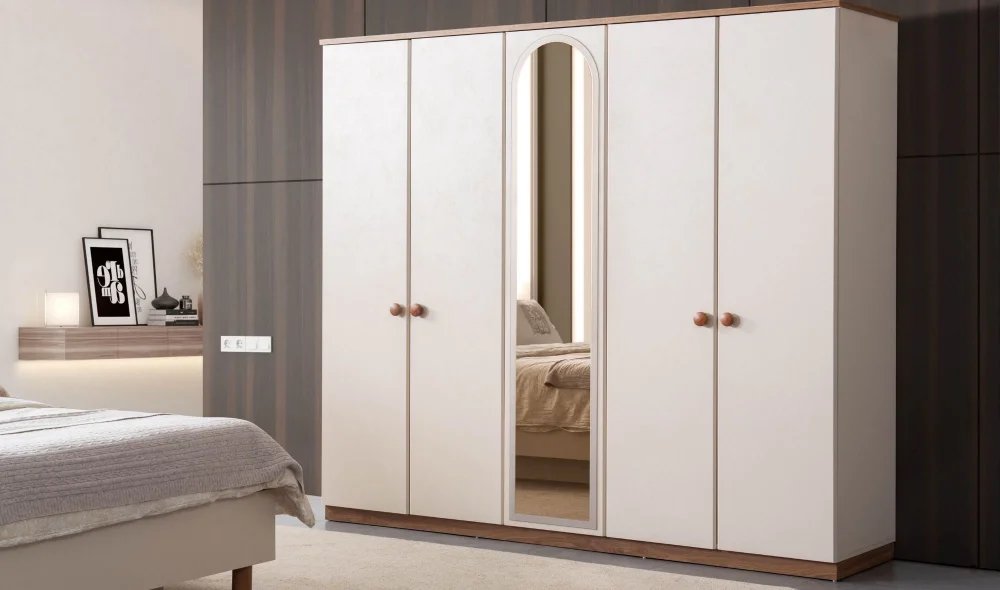 Soft 5 Kapaklı Gardrop