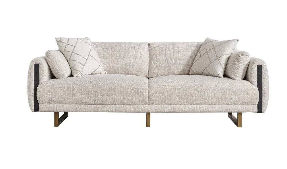 Stella 3lü Krem Koltuk