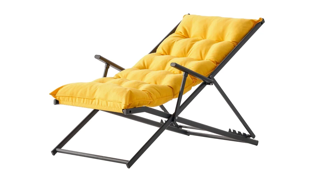 Sun Bed Kırmızı Katlanır Şezlong